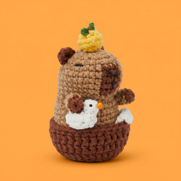 Bubbles the Capybara Crochet Kit