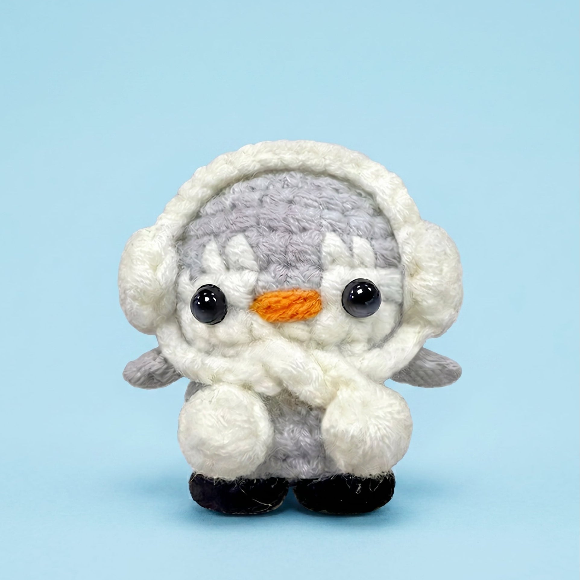 Muffin the Earmuff Penguin Crochet Kit