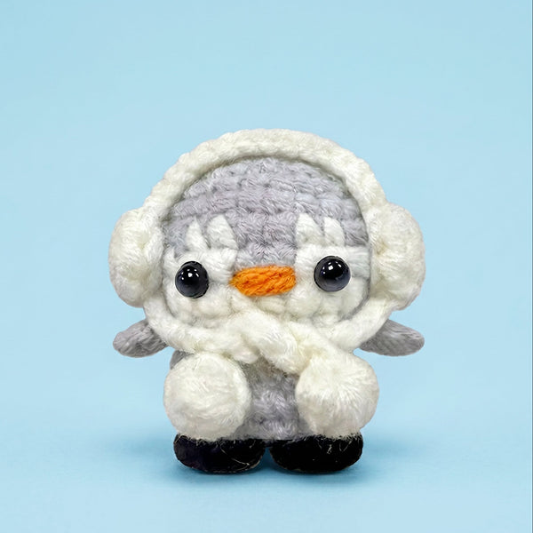 Muffin the Earmuff Penguin Crochet Kit